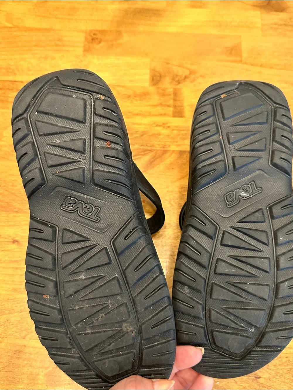 Teva Black Kids' Strap Sandals